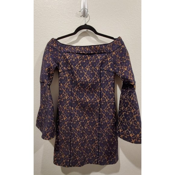 KEEPSAKE Too Soon Mini Navy Dress - Picture 4 of 8